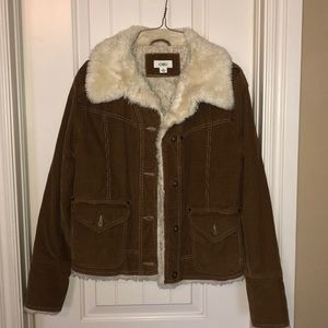 Corduroy bomber jacket